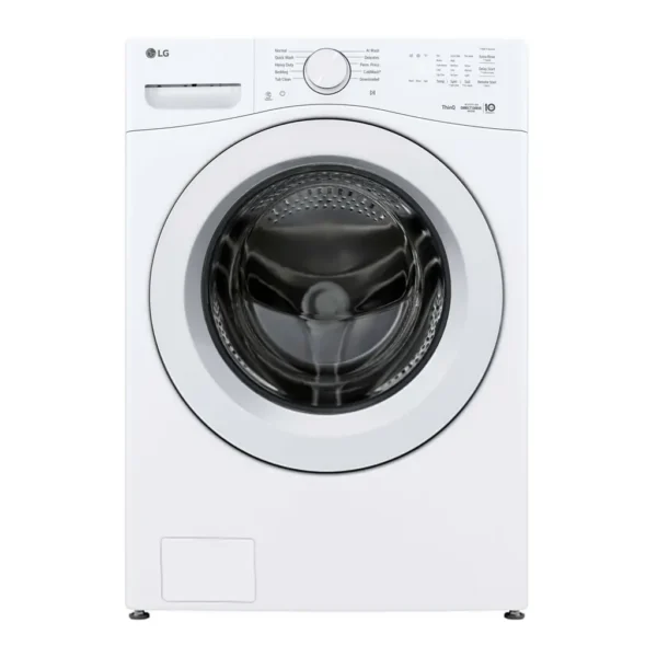 EditionSANI_WM3420CW_Washer LG - 4.5 Cu. Ft. High-Efficiency Stackable Smart Front Load Washer with AI Wash and ColdWash Technology - White