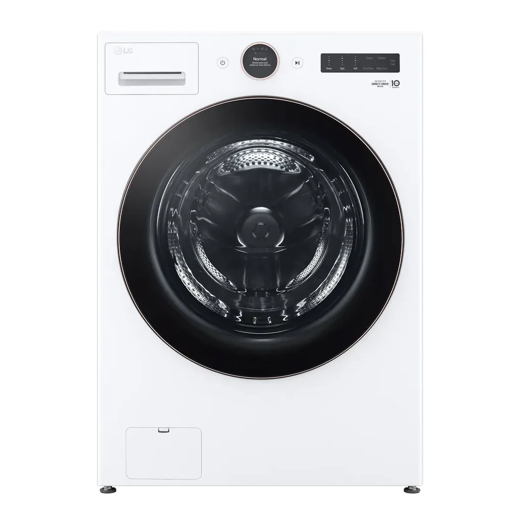 EditionSANI_WM6500HWA_Washer LG - 5.0 Cu. Ft. High-Efficiency Stackable Smart Front Load Washer with Steam and TurboWash 360 - White