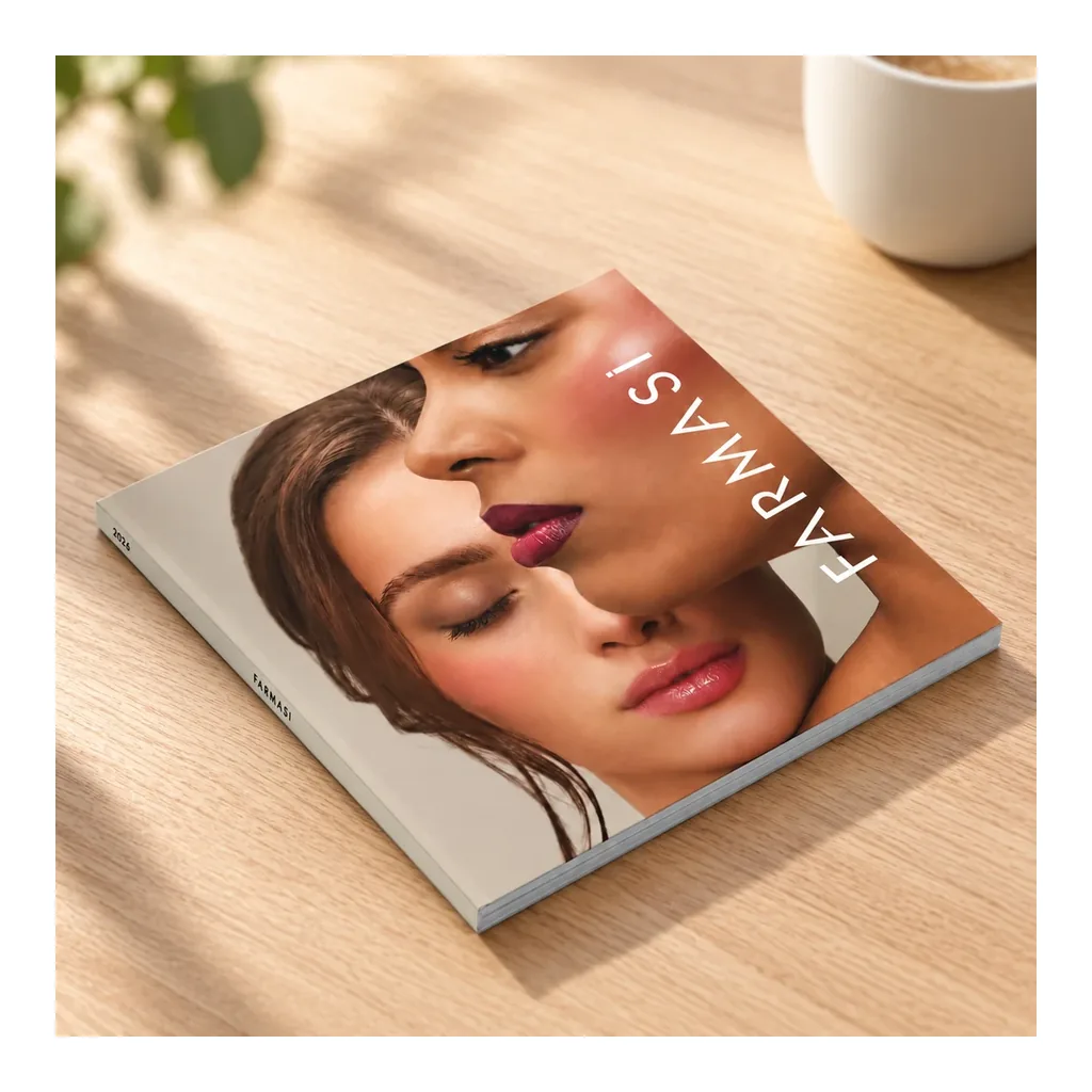 FARMASI 2026 Catalog 9001729 - Desk scene One FARMASI 2026 printed catalog, product code 9001729. Desk scene.