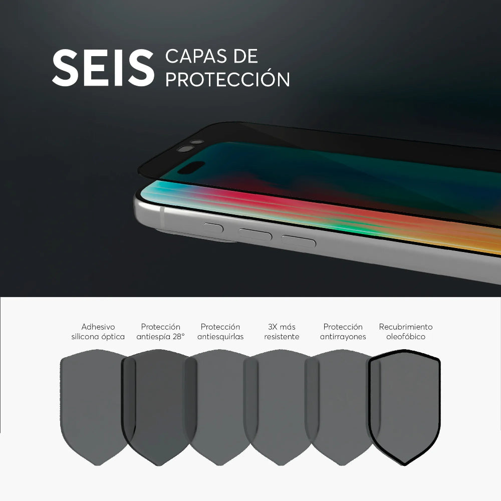 GPI5702_4.jpg NCO Screen Protector GlassGuard Privacy for iPhone 18 Pro - Black