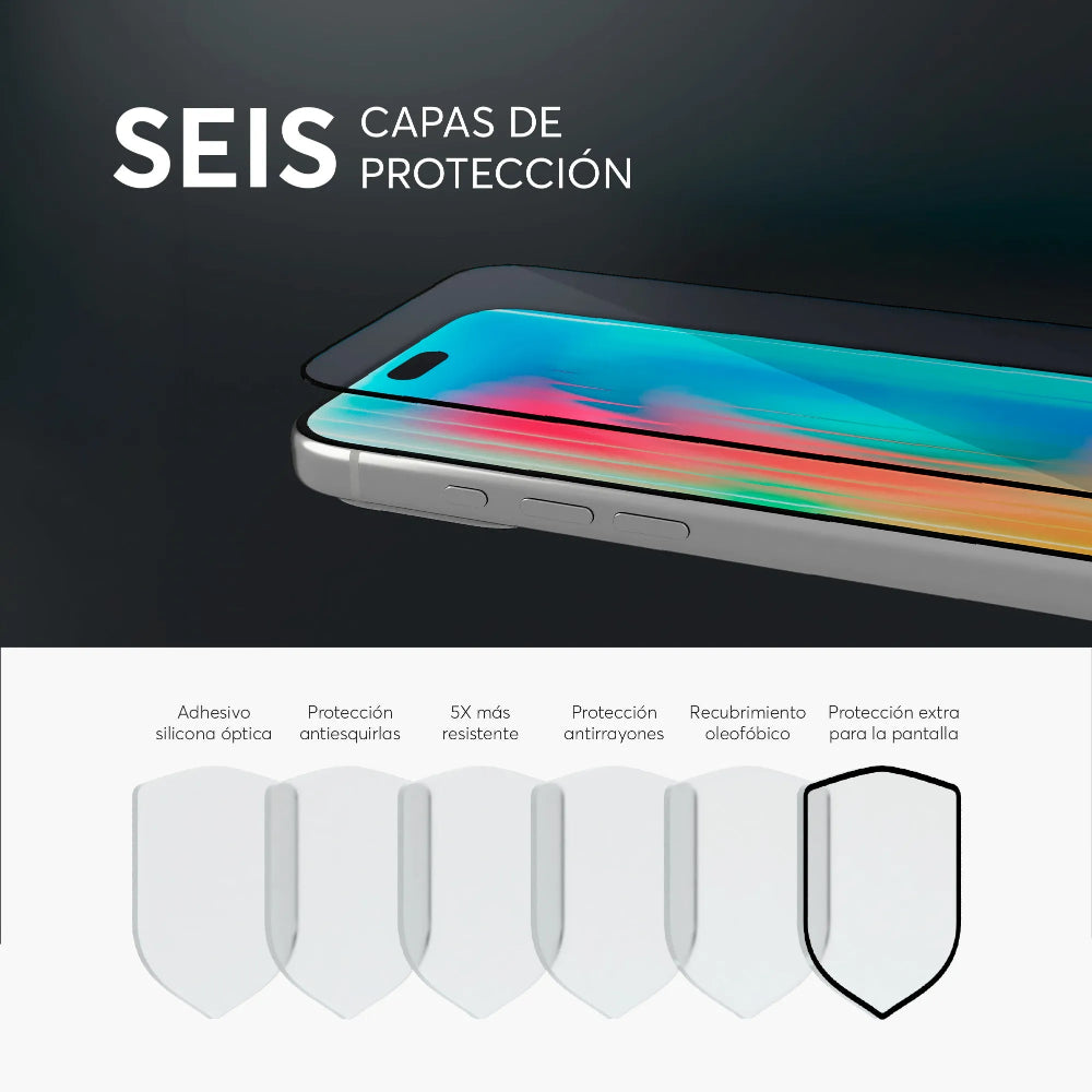 GSI5726_4.jpg NCO Screen Protector GlassGuard ShockProof for iPhone 18 Pro - Clear