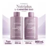 FARMASI Nutriplus L-Carnitine Duo – Bottle sizes Nutriplus L-Carnitine Apple & Peach and Orange & Passion Fruit, bottle sizes