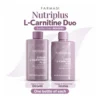 FARMASI Nutriplus L-Carnitine Duo – Product identification Nutriplus L-Carnitine Apple & Peach and Orange & Passion Fruit, product identification