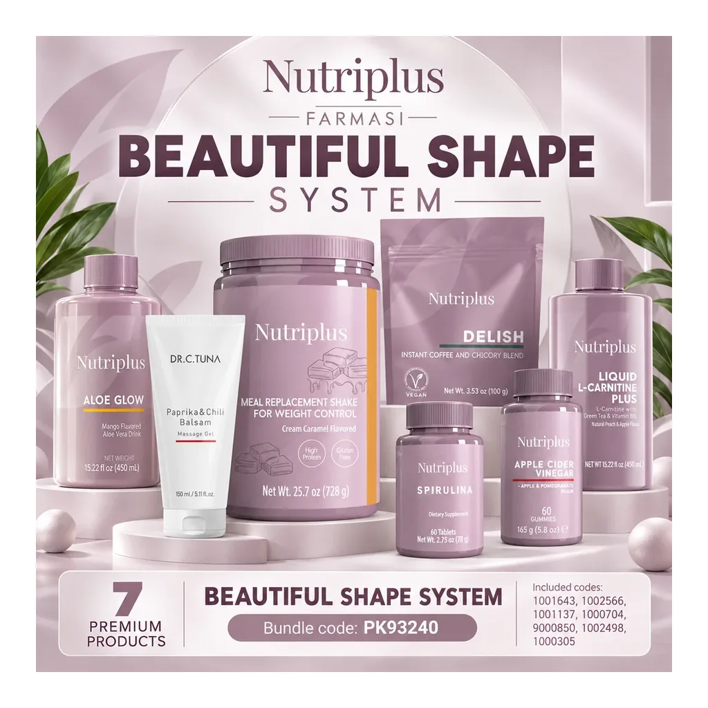 FARMASI BEAUTIFUL SHAPE SYSTEM for Weight Control – Product identification FARMASI BEAUTIFUL SHAPE SYSTEM for Weight Control, product identification