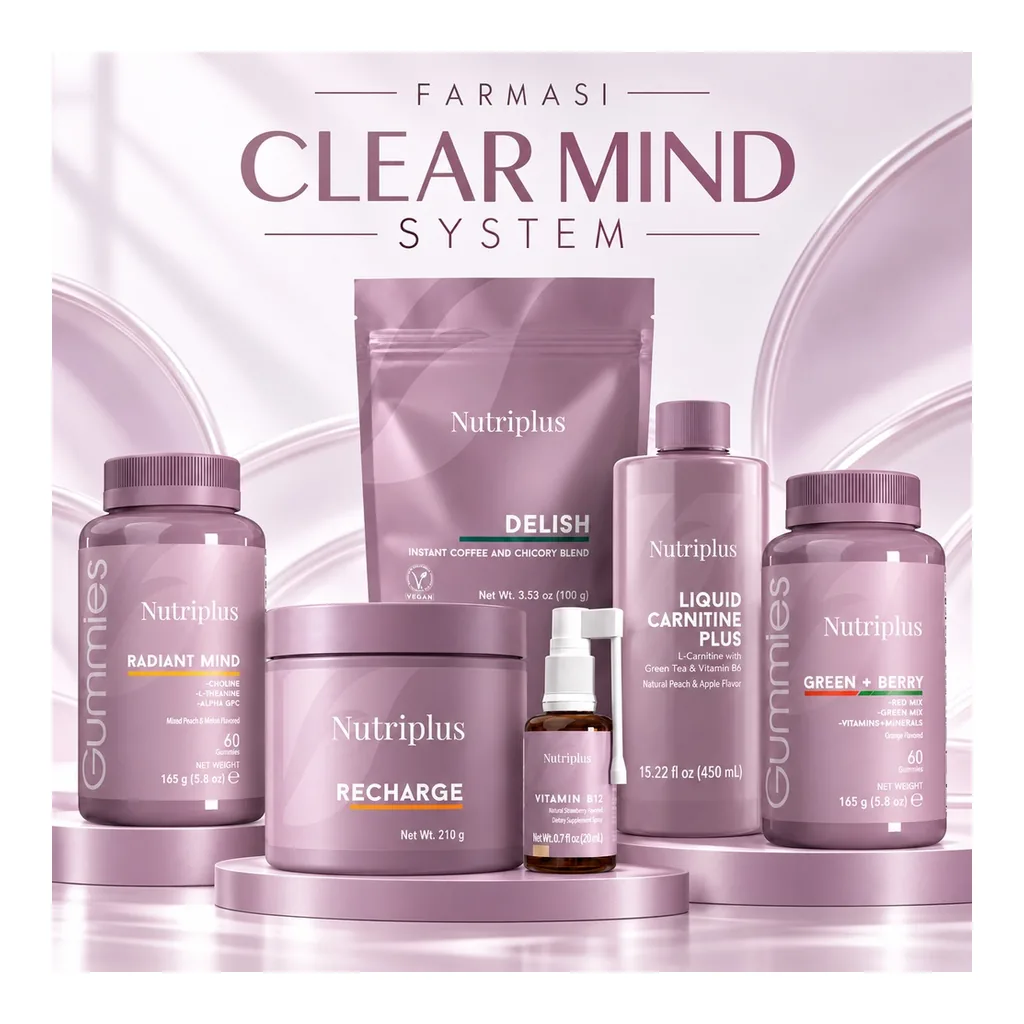 PK93263-08 FARMASI CLEAR MIND SYSTEM for Vitality + Focus