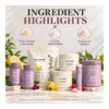FARMASI Strong Body PK93265 - Ingredient highlights Strong Body seven-product fixed selection with Whey Lemon Pound Cake, Pre-Workout Tropical Mix and Electrolytes Raspberry — Ingredient highlights.