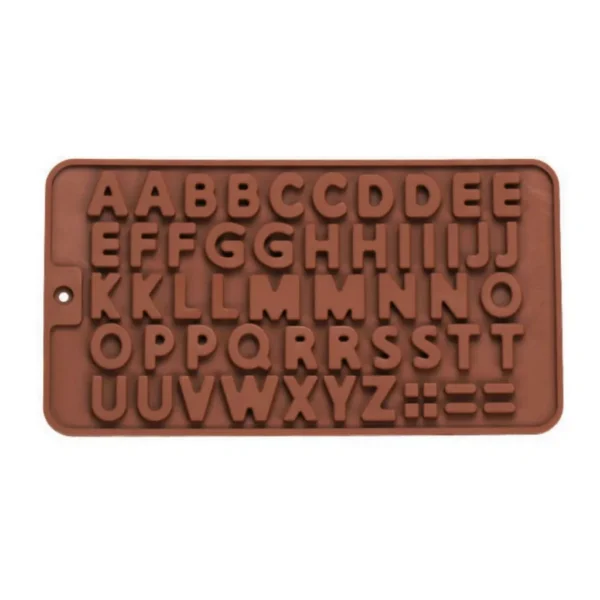 a00a3ff9-65ca-4e10-8641-f8fb3aa03dc5.jpg Kitcheniva - Silicone Alphabet Chocolate Mold (8.1 x 4.4 Inch)