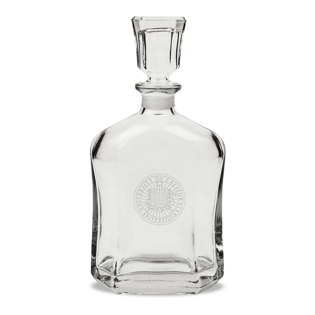 a10cbbff-04d6-4868-b325-3e6091dcc4de.jpg Jardine - UC Riverside Highlanders 23.75oz. Crystal Whisky Decanter - Multicolor