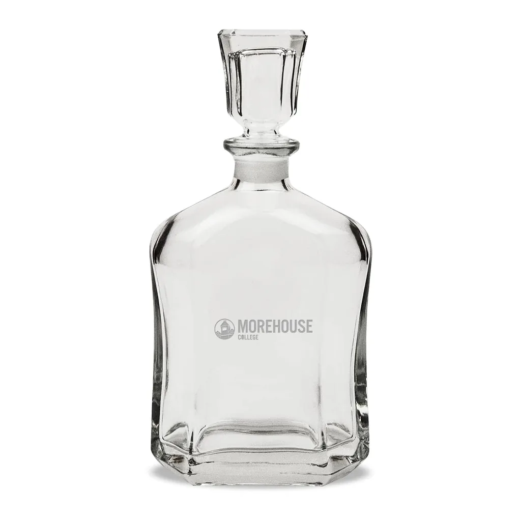 a2b8a90c-cbaf-4098-b0fe-9f78b352c360.jpg Jardine - Morehouse Maroon Tigers 23.75oz. Crystal Decanter - Multicolor