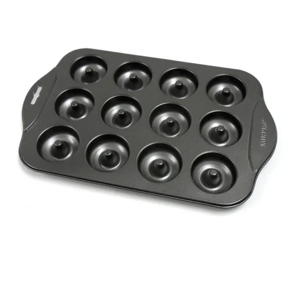 a545c9ed-ce7a-4a47-809e-ef1d5cce62d6.jpg Norpro - Nonstick 12-Cavity Mini Donut Pan - Black