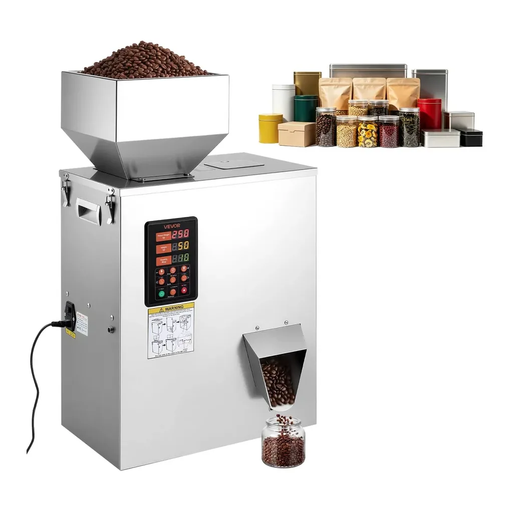 a678a953-003f-4e39-8154-7e96d4d6db4e.jpg VEVOR F-500-V1 Powder Filling Machine, 10-500g (0.02-1.1lbs) Automatic Particle Dispenser, High Accuracy, Stainless Steel, Intelligent – Silver