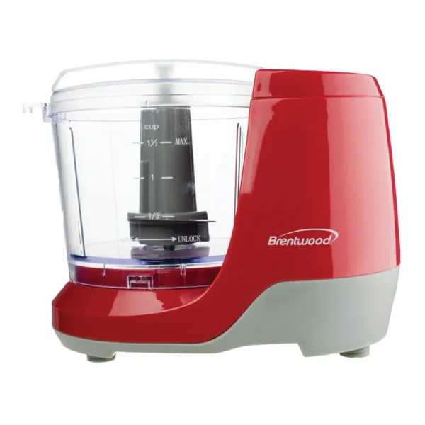 a7a1843a-f620-47c7-895c-9c72a919bf7f.jpg Brentwood 310114271M 1.5 Cup Mini Food Chopper – Red