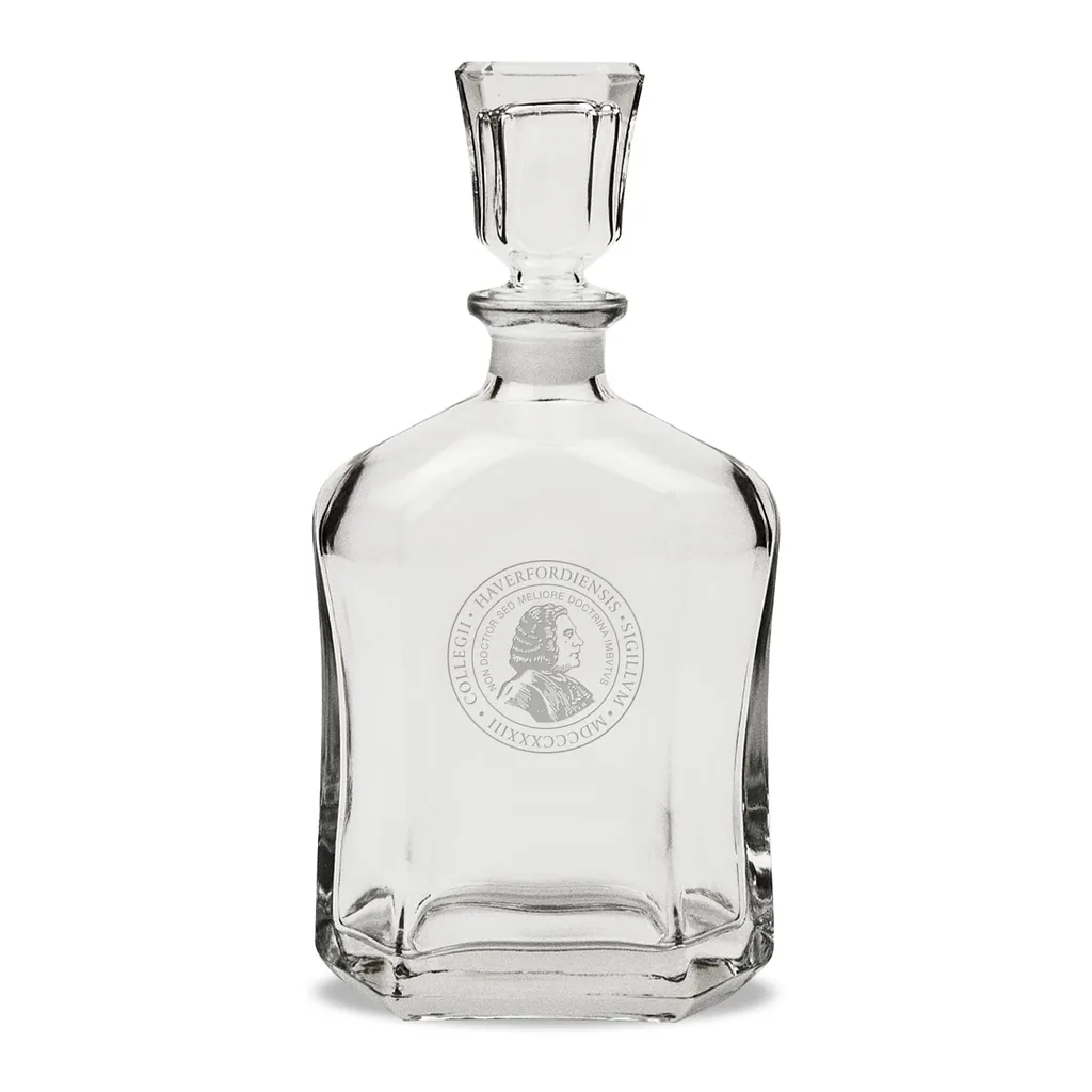a8464735-8eeb-47ce-b1f3-3ca8c0a54a2c.jpg Jardine - Haverford College 23.75oz. Crystal Whisky Decanter - Multicolor