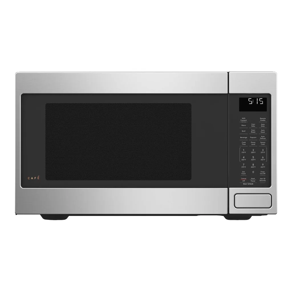 a9bd398e-cffa-4098-9687-af691b50451a.jpg Café - 1.5 Cu. Ft. Convection Countertop Microwave with Sensor Cooking and Built in Wi-Fi - Stainless Steel