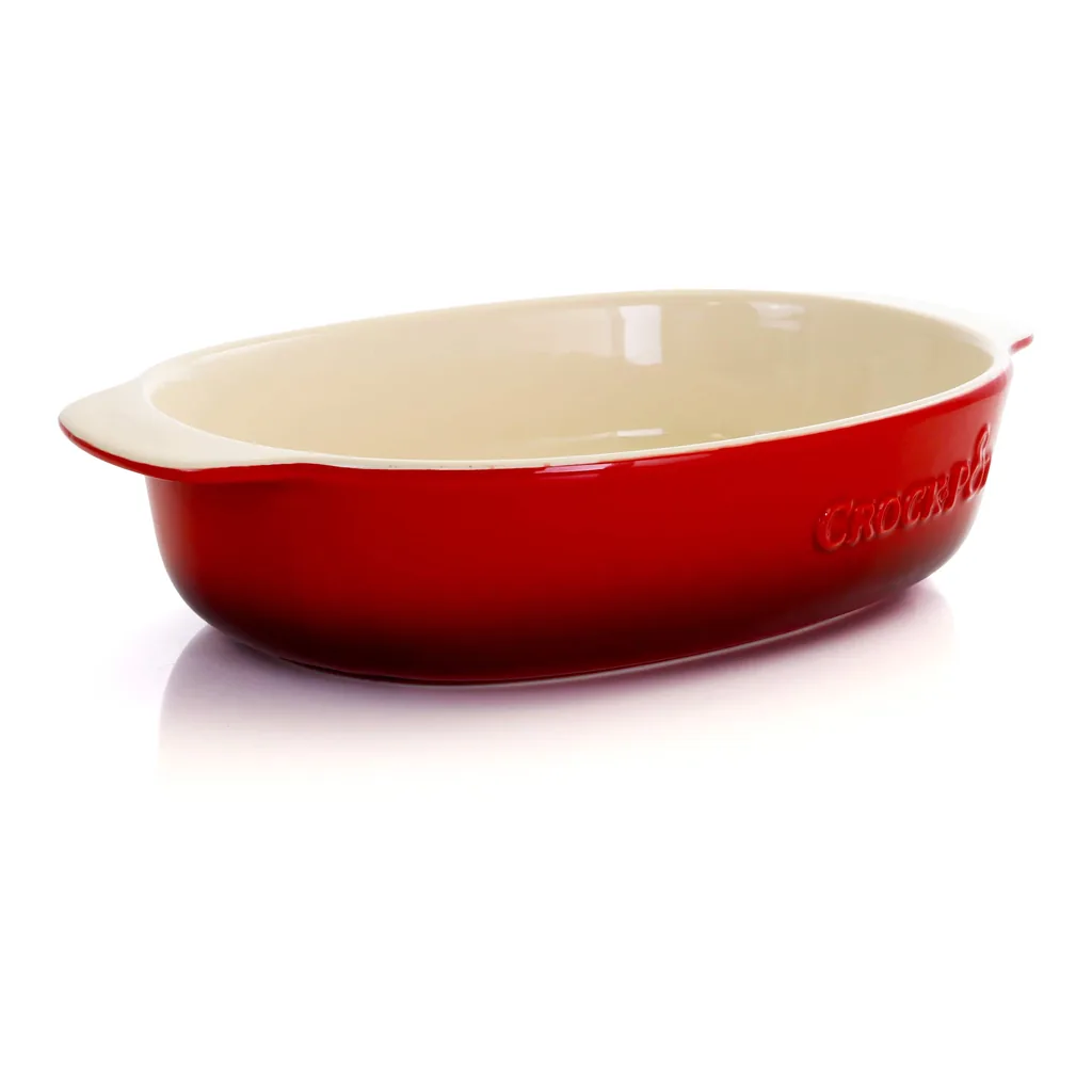 ab2d50e1-c82b-4c20-8f0d-bb15c9af8094.jpg Gibson - Crock Pot 2.5 Quart Stoneware Bake Pan - Red