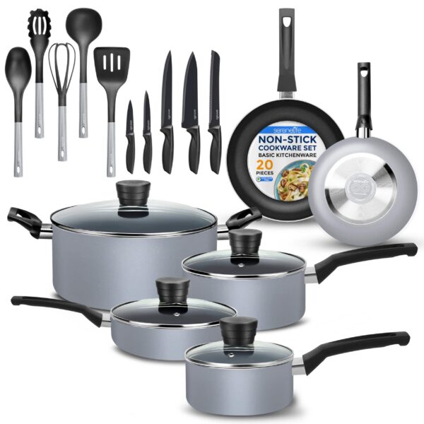 abdabaaf-3ad8-4534-bd69-a336d0d2d276.jpg SereneLife - Kitchenware Pots & Pans Basic Kitchen