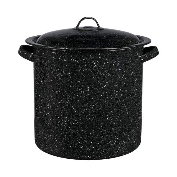 abee2e9a-78c9-4144-8075-bfd866b9100f.jpg Granite Ware - Stock Pot, 15.5 Qt - Speckled Black