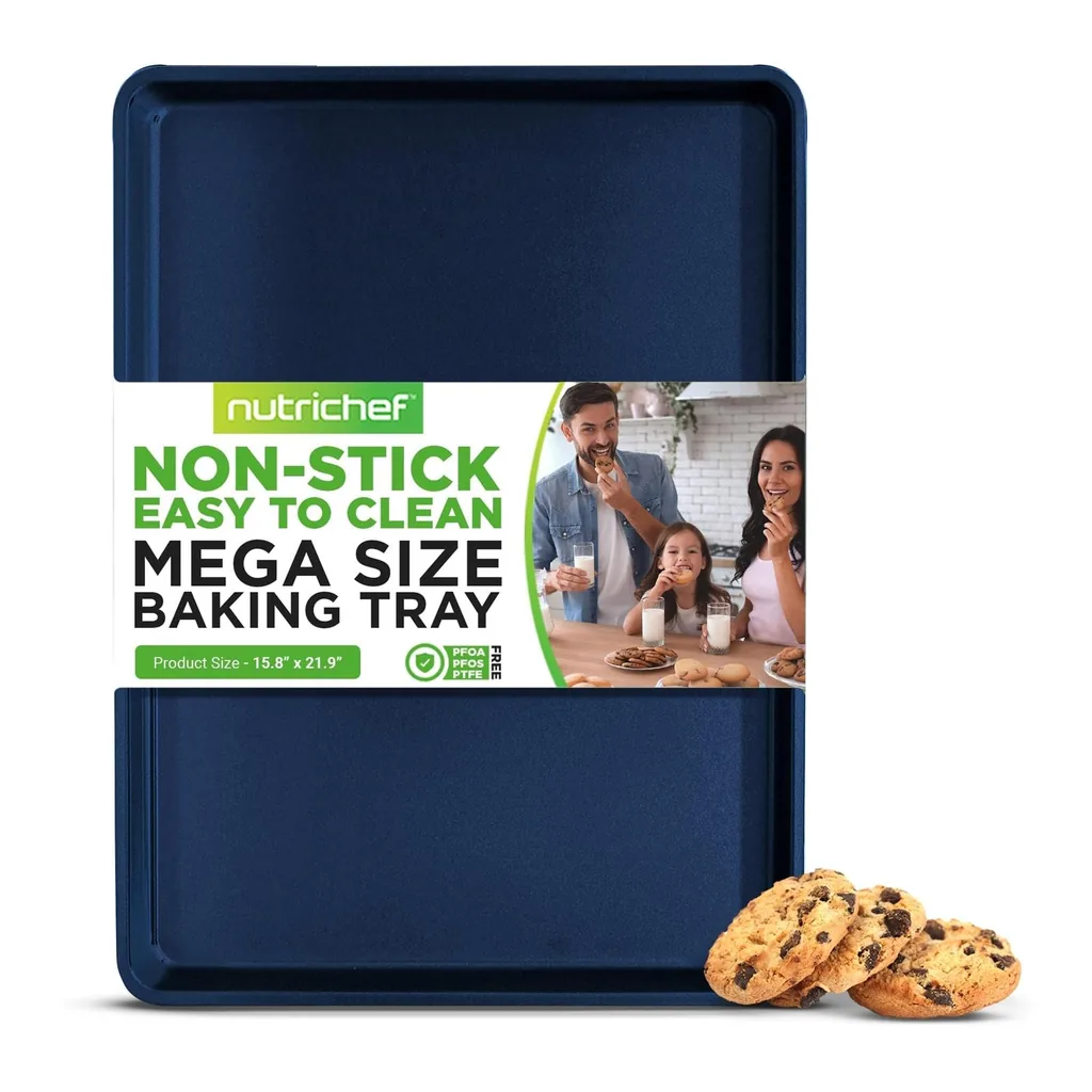 Version 1.0.0 NutriChef - Non-Stick XL Cookie Sheet for Baking