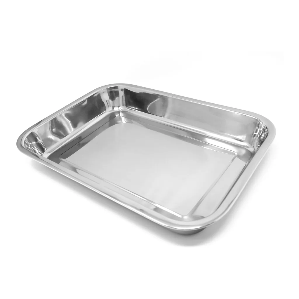 acff3c58-0fe2-46ee-ab0b-75c51427a777.jpg Norpro - Stainless Steel 16 Inch Roast & Lasagna Pan, Heavy Duty, 2" Depth - Silver
