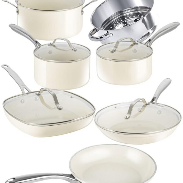 ae0a79aa-b205-4694-ab4c-3516dc56b834.jpg Gotham Steel - 12-Piece Ultra Nonstick Ceramic Cookware Set with Stay Cool Handles - Cream