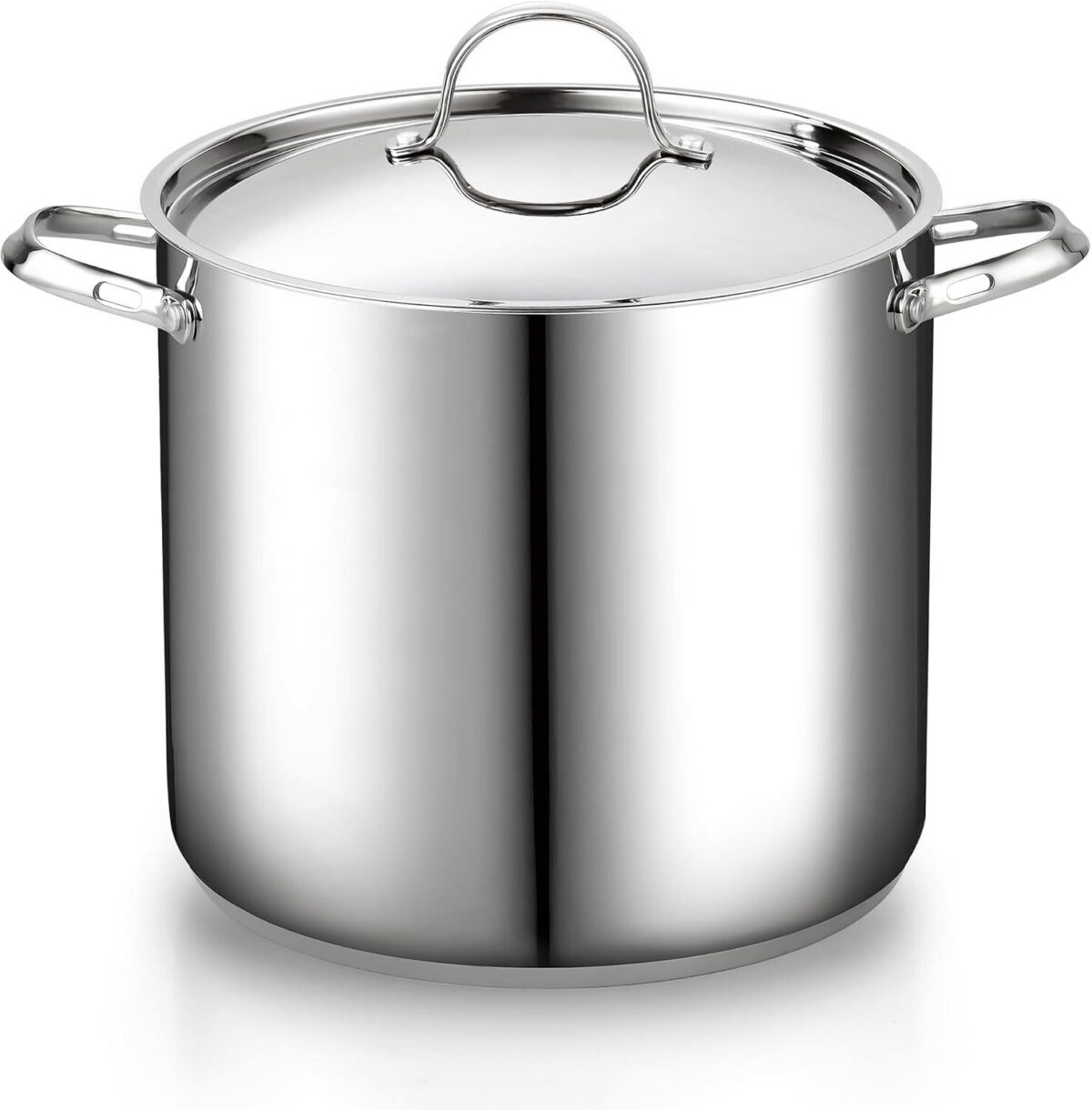 ae149799-9610-4bd3-bac4-4fe00181b4e0.jpg Cooks Standard - Extra Large 16 qt S/S Induction Stock Pot with Lid,Heavy Duty Deep Pot for Soups,Pasta,Canning Bath,Big Family Feasts - Stainless Steel