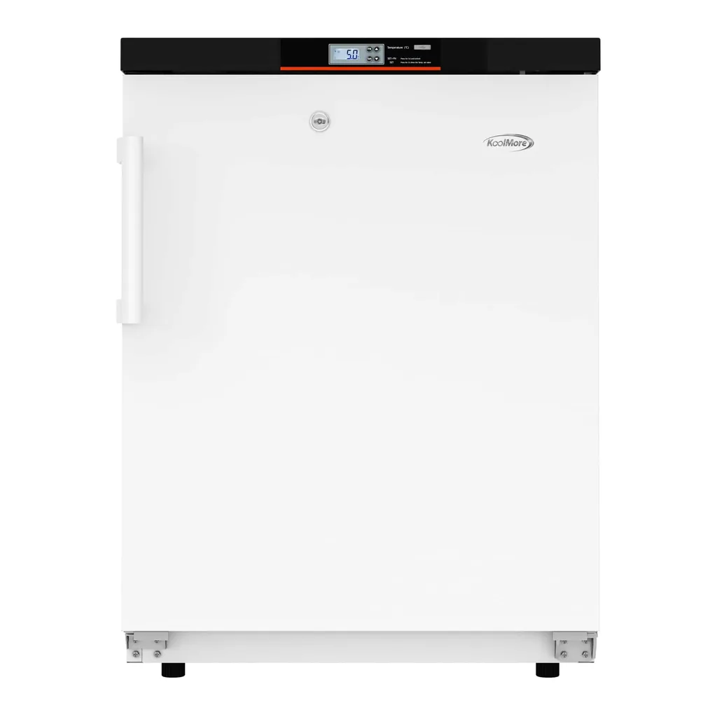 b0fedffd-29e8-4b5d-b0c7-2cc315043a05.jpg Koolmore - 24 in. 4.5 cu. ft. Countertop Solid Door Medical Pharmacy Refrigerator With Multi-Level Emergency Alarms - White