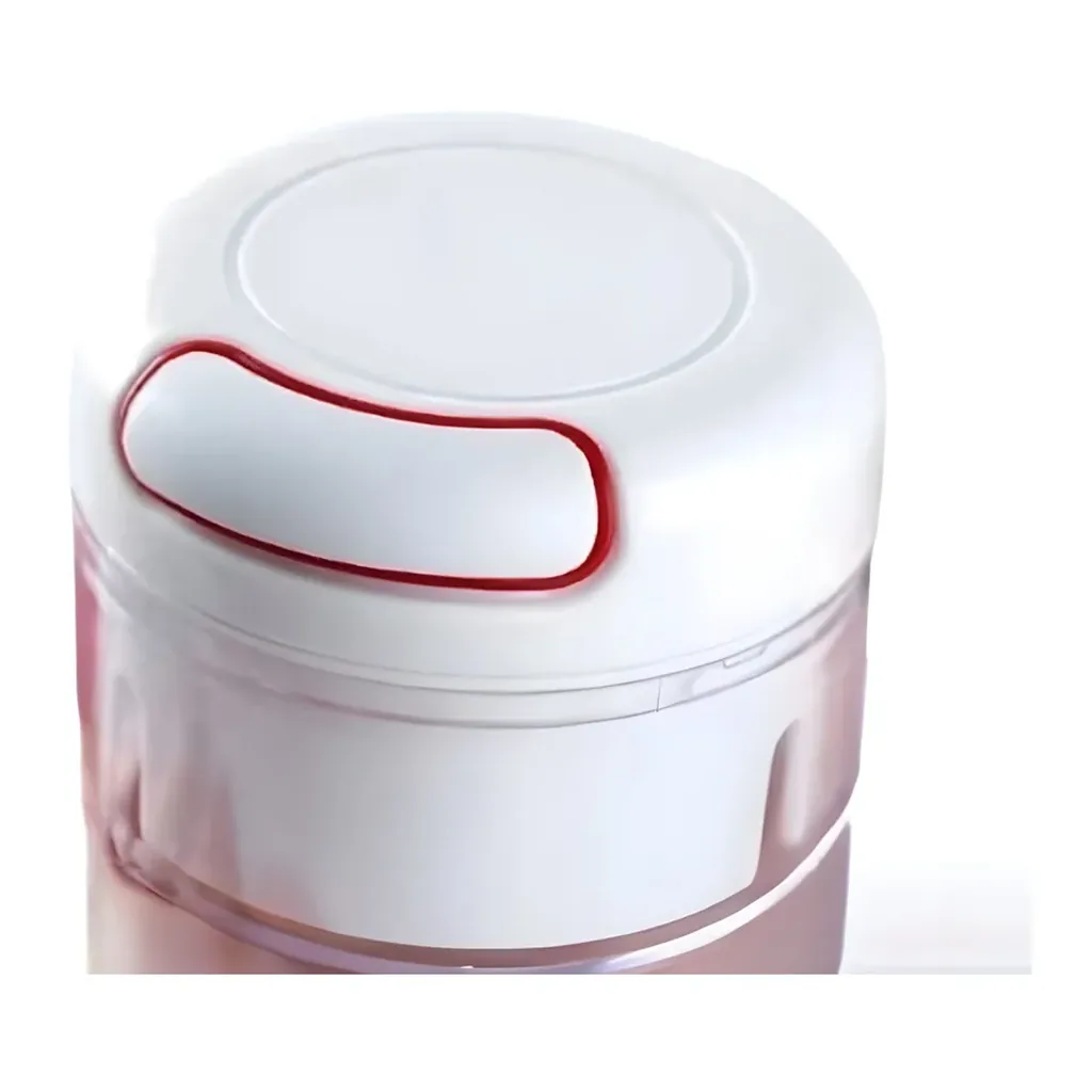 b1b7f902-3f17-4b45-809f-7205c7e4174f.jpg Kitcheniva A0434 Manual Hand Pull Mini Food Processor Garlic Chopper – White