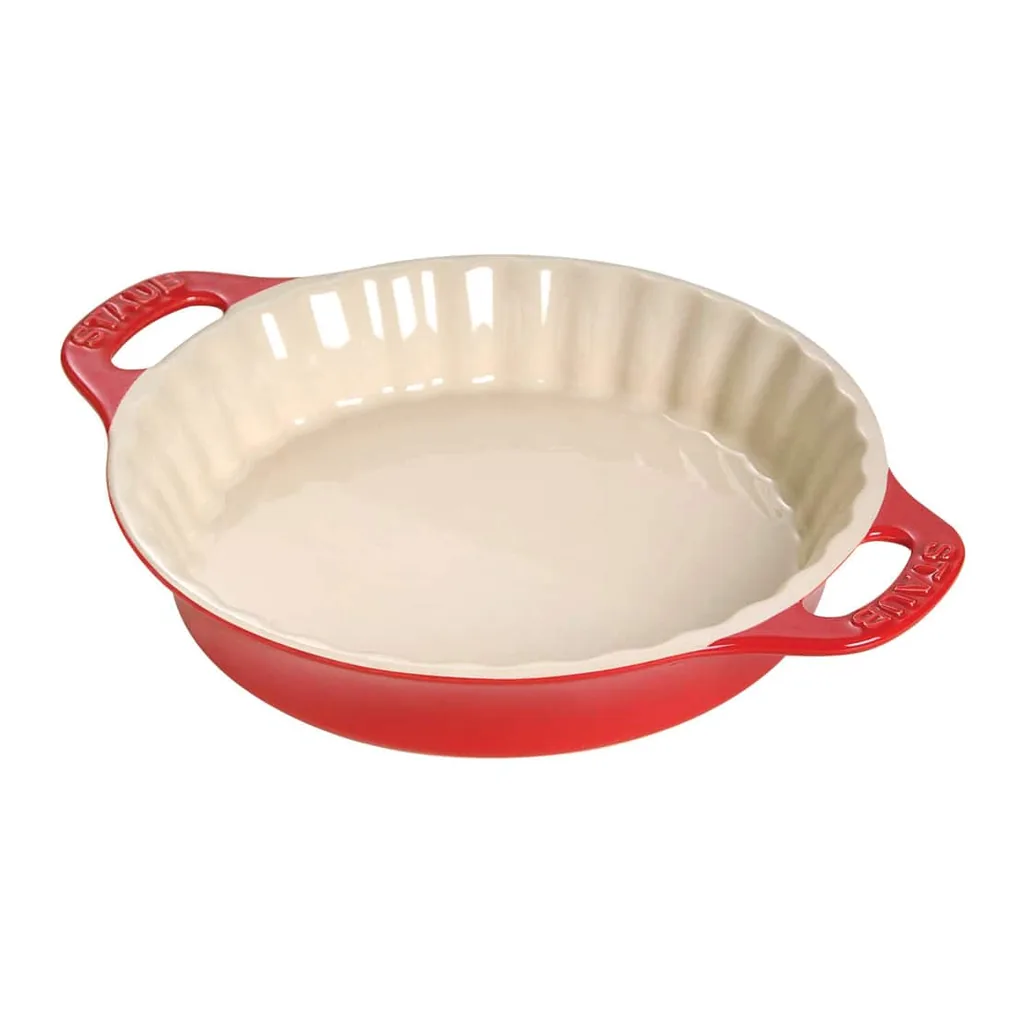 b2441ec1-9a5c-480a-91d0-20aec0c090d2.jpg Staub - Ceramic 9-inch Pie Dish - Cherry
