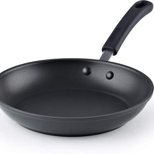 b2ba84df-4578-4d94-82e5-56c5fef00463.jpg Cook N Home - Professional 9.5 Inch Hard Anodized Nonstick Frying Pan, Cooking Skillet with Stay-Cool Handles, Dishwasher Safe - Black