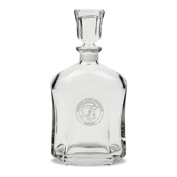 b36c7615-beed-46f0-b5d1-30a1ca918d0a.jpg Jardine - Norfolk State Spartans 23.75oz. Crystal Whisky Decanter - Multicolor