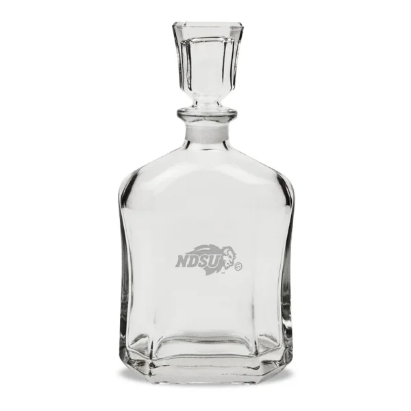 b3b09dc7-99dd-4aaf-a170-ffdb91ce5d85.jpg Jardine - NDSU Bison 23.75oz. Crystal Whiskey Decanter - Multicolor
