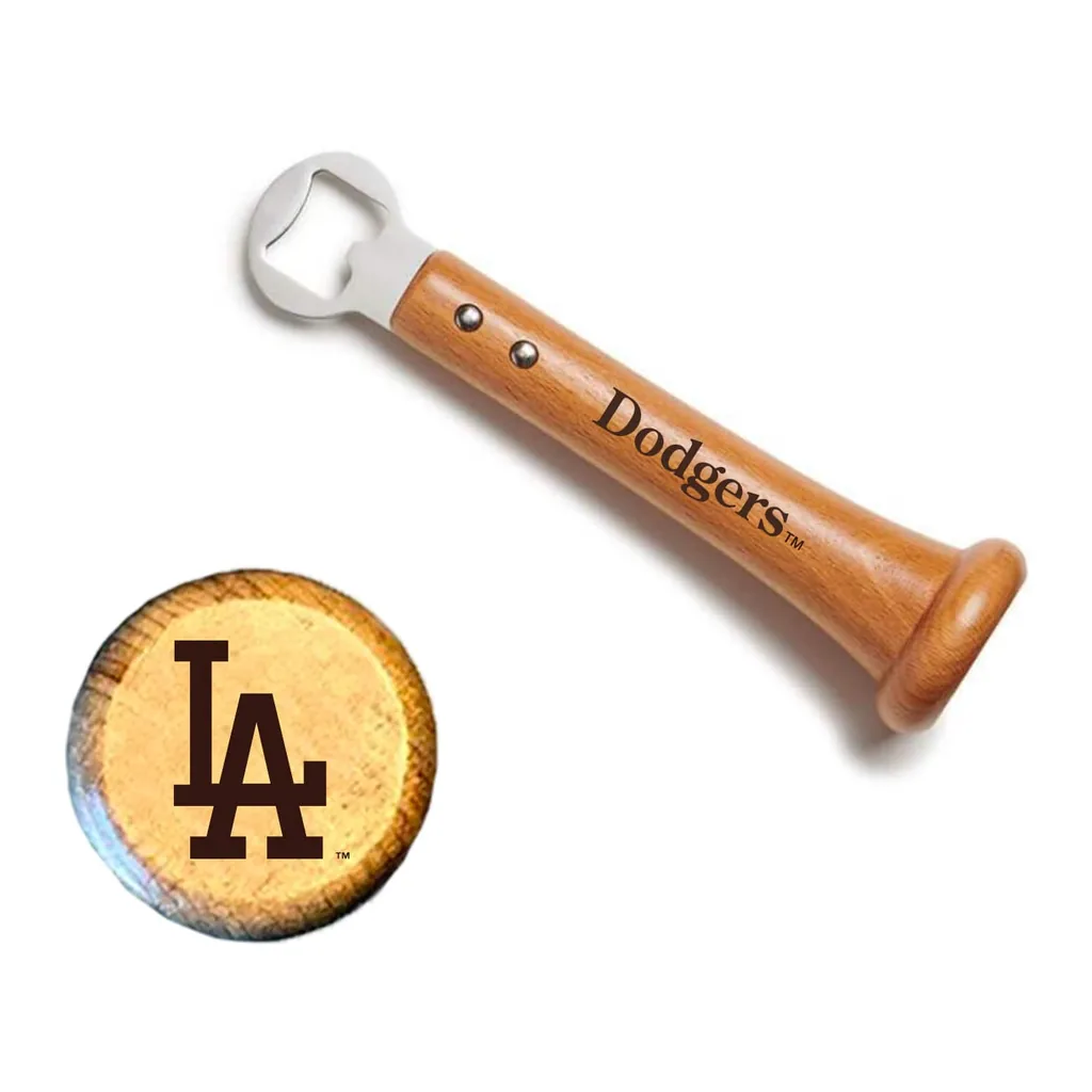b7de828f-73a4-44e5-8b50-72b68cf028a6.jpg Baseball BBQ - Los Angeles Dodgers Pickoff Bottle Opener - Multicolor