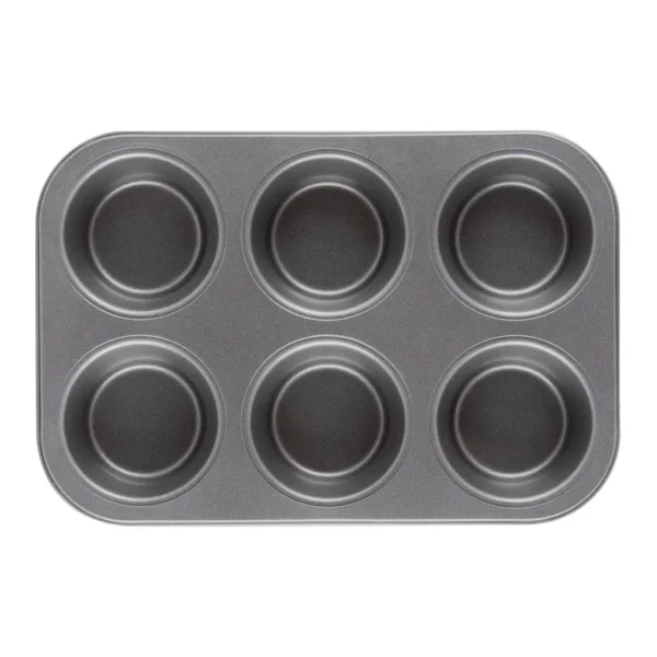 b9350761-ab3c-4179-8aee-16242b9337d1.jpg Range Kleen - B29JM Nonstick Jumbo Muffin and Cupcake Pan, 6 Cup - Alluring grey color