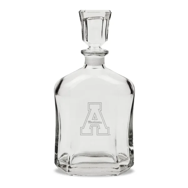 b943eef6-977e-441d-828f-0a9573511f92.jpg Jardine - Appalachian State Mountaineers 23.75oz. Crystal Whiskey Decanter - Multicolor