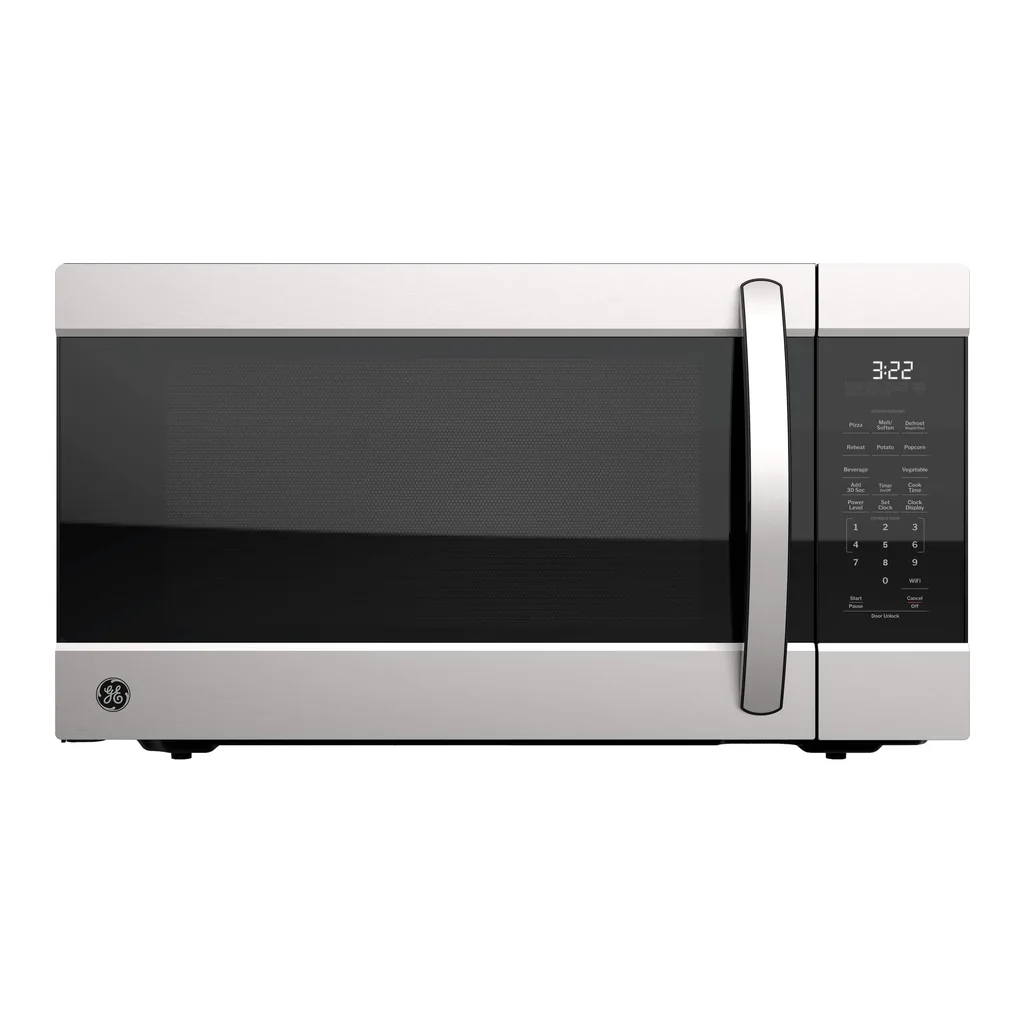 bac81ba8-9789-4b85-8f56-3d433f9d346a.jpg GE - 2.2 Cu. Ft. Countertop Microwave with Built-In Wi-Fi - Stainless Steel