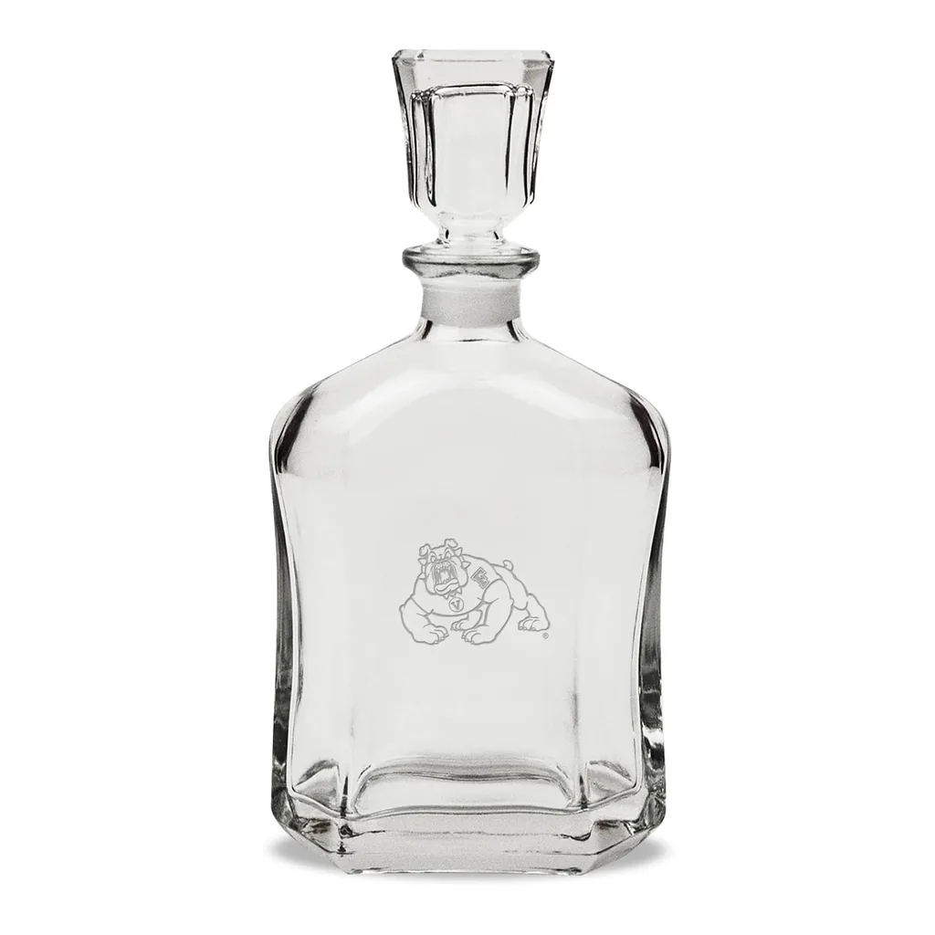 bb04cfc0-f35a-4981-8300-e6734bfe2e98.jpg Jardine - Fresno State Bulldogs 23.75oz. Crystal Whiskey Decanter - Multicolor