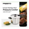 bb46f7b8-150a-468c-ba0e-c05ce15f1207.jpg Presto 01365 6 Quart Pressure Cooker, Dishwasher Safe, Tri Clad Base – Stainless Steel