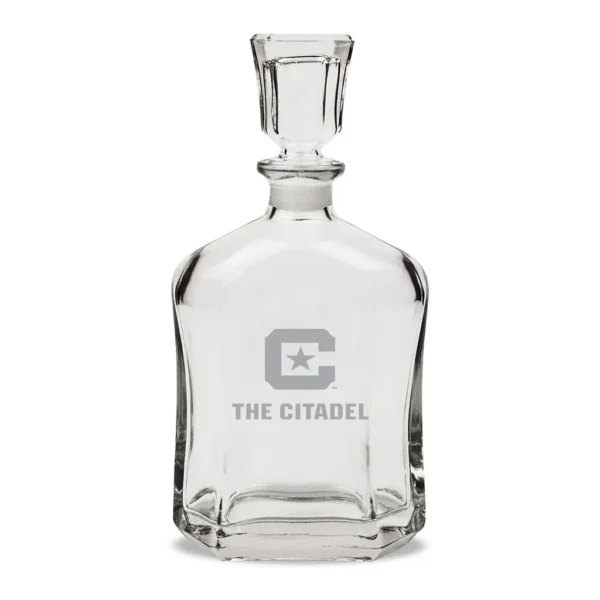 bbabed8a-320b-4c5e-af57-4599ba0c211d.jpg Jardine - Citadel Bulldogs 23.75oz. Crystal Whisky Decanter - Multicolor