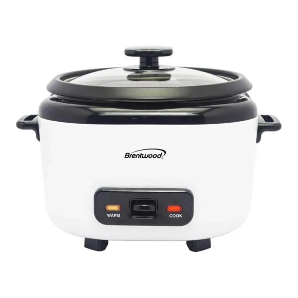bc67e4f8-dc93-448d-9d22-31fd050cfbb1.jpg Brentwood RC-5016W 16 Cup Cooked Rice Cooker with Steam – White