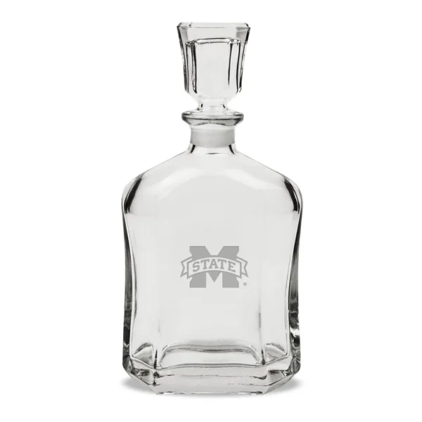 bc9df8a1-1c97-4ccd-a67b-f471d5e67aed.jpg Jardine - Mississippi State Bulldogs 23.75oz. Crystal Decanter - Multicolor