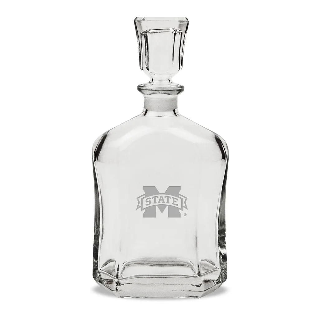 bc9df8a1-1c97-4ccd-a67b-f471d5e67aed.jpg Jardine - Mississippi State Bulldogs 23.75oz. Crystal Decanter - Multicolor