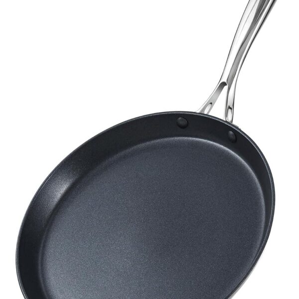 bcc88177-9e84-424d-b47e-250b9699624b.jpg Cooks Standard - Classic 10.5 Inch Hard Anodized Nonstick Crepe Pan,Induction Dishwasher Safe, Ideal for Pancakes,Tortillas&Dosa - Black