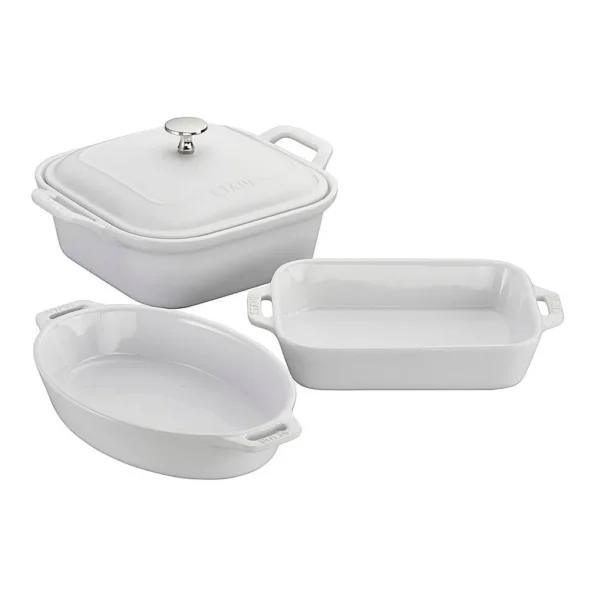 bd4727a7-3daa-446d-9a33-189383493520.jpg Staub - Ceramics 4-piece Baking Dish Set - White