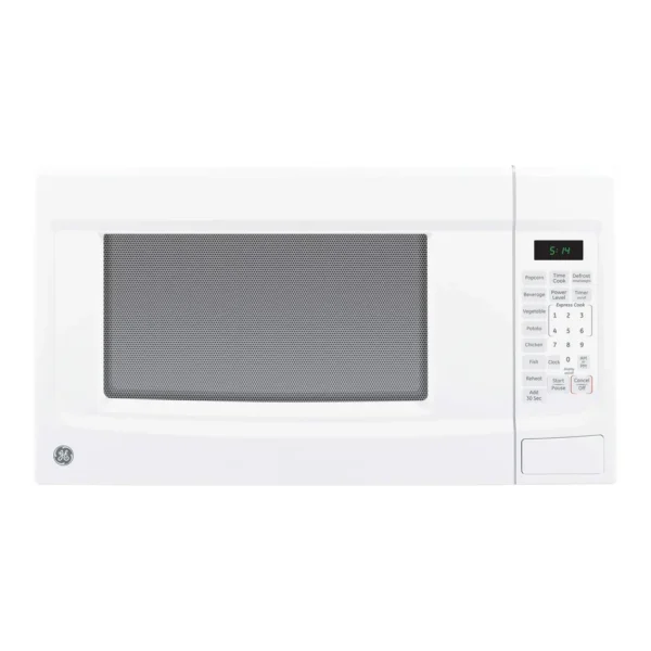 bd8553e7-8ae2-41d8-9086-381ee5cceb8e.jpg GE - 1.4 Cu. Ft. Countertop Microwave with Sensor Cooking and Defrost - White