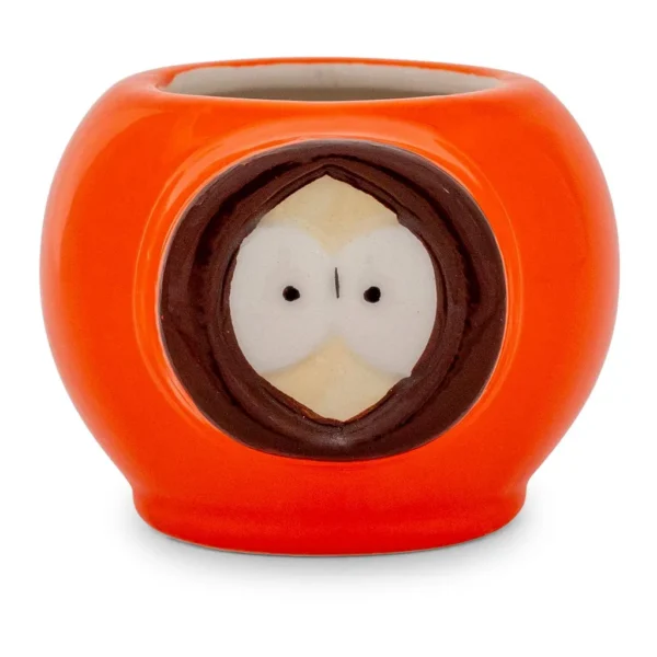 bdca7fd7-ec0b-4917-9044-3052aca18600.jpg Silver Buffalo - South Park Kenny Face Sculpted Ceramic Mini Mug | Holds 3 Ounces - Brown