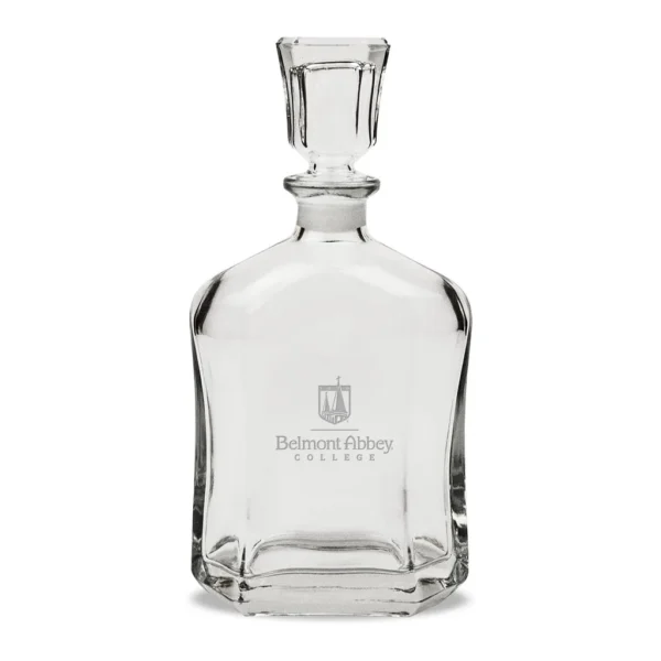 be57ee52-be87-4d7f-af5c-b37f038fcd0a.jpg Jardine - Belmont Abbey Crusaders Team 23.75oz. Crystal Whisky Decanter - Multicolor