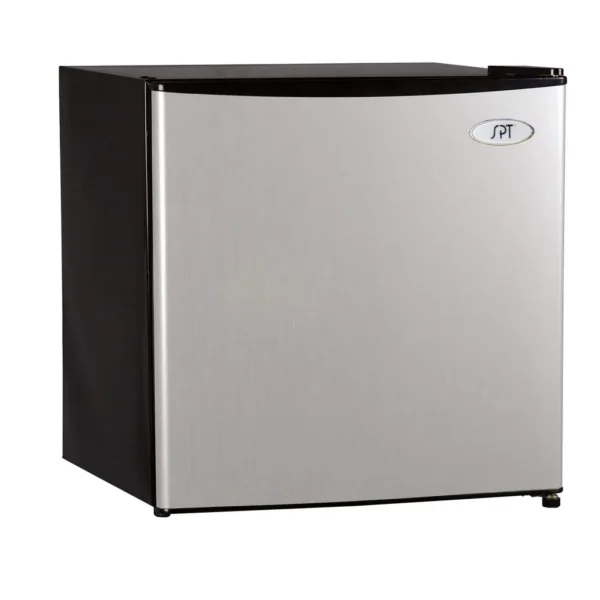 bf0bf529-50f7-4613-b90e-f4761ff6bd86.jpg SPT - 1.7 cu. ft. Compact Refrigerator - Stainless steel and black