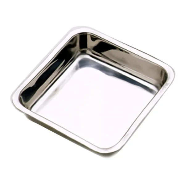 bf4aa498-6a02-4253-a905-df177b9d4405.jpg Norpro - 8-Inch Stainless Steel Square Cake Pan – Rust-Resistant, Easy-Clean Baking Pan - Silver