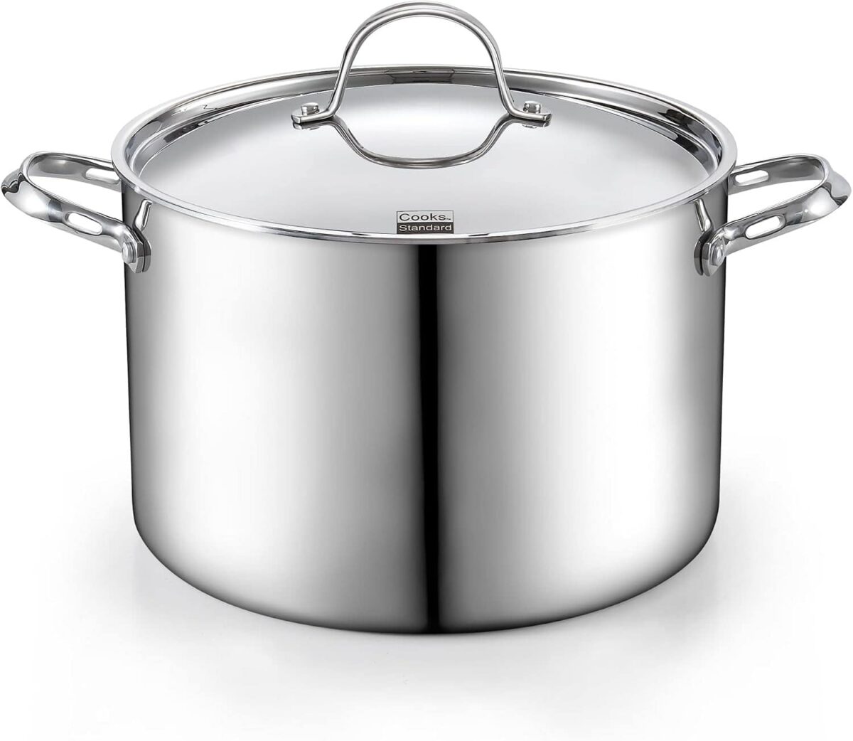 bfbc28a3-4cef-4191-8fdd-33dff679236a.jpg Cooks Standard - Multi-Ply Clad Stock Pot with Lid, 12 Quart - Stainless Steel