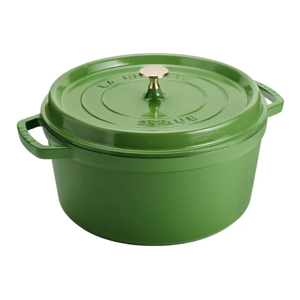 c0780322-988c-43fd-ac18-08313de63e2c.jpg Staub - Cast Iron Round Dutch Oven, Made in France, 7-qt - Pistachio